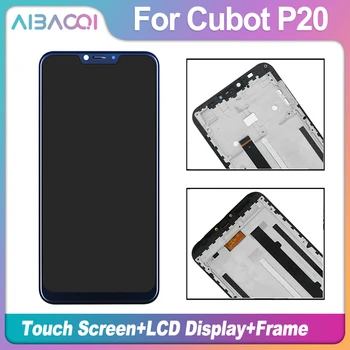 AiBaoQi Nye Originale 6.18 tommer Touch Screen+2246X1080 LCD Display+Ramme Forsamling Erstatning For Cubot P20 Android Telefon 8.0