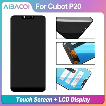 AiBaoQi Nye Originale 6.18 tommer Touch Screen+2246X1080 LCD Display+Ramme Forsamling Erstatning For Cubot P20 Android Telefon 8.0