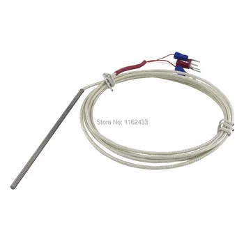 FTARP04 PT100 vandtæt anticorrosive skriv En klasse 2m kabel-100mm polske stang probe leder RTD temperatur-sensor