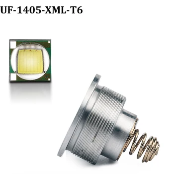 UniqueFire Super Hvidt Lys Førte Fald i p-Piller XML-T6 10Watt Pære fatning f.UF-1405 67 mm Diameter Lommelygte