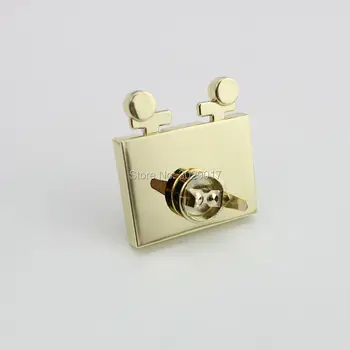 10sets Tryk på lås Lys guld farve lås closured,DIY beauty låse den nye stil for kvinder håndtaske, leverandører og producenter