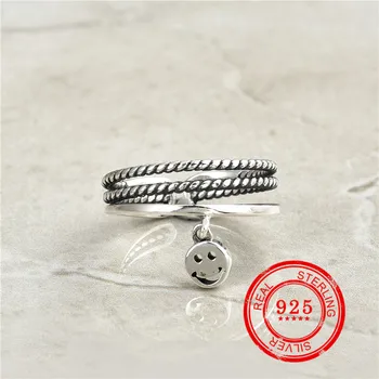 Korean style smykker 2020 hot salg nye sterling sølv ring 925 kvinde party ring damer smykker gave fashion sølv smykker