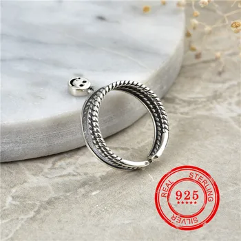 Korean style smykker 2020 hot salg nye sterling sølv ring 925 kvinde party ring damer smykker gave fashion sølv smykker