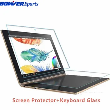 Hærdet Glas Til Yoga Bog Glas Protector + Tastatur Glas Fuld Dækning For Lenovo Yoga Bog 10.1 YB1-X91F Skærm Beskyttere