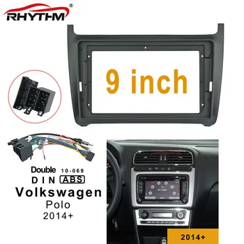 9 tommer 2din car Fascia For Volkswagen Polo-2019 Stereo Panel Dash Trim-kit Installation af Dobbelt Din Bil DVD-GPS-ramme