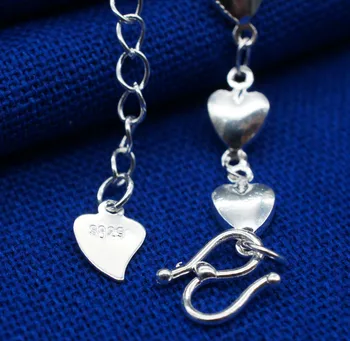 Everoyal Søde Hjerte Armbånd Til Dame, Tilbehør, Mode 925 Sterling Sølv Armbånd Smykker Til Kvinder Fødselsdag Gave
