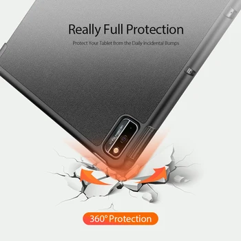 For Huawei Matepad 10.4 Tilfælde Dux Ducis Trifold Smart Sove Flip Læder Tablet Sag for Huawei Honor V6 Tilfælde чехол Планшеты