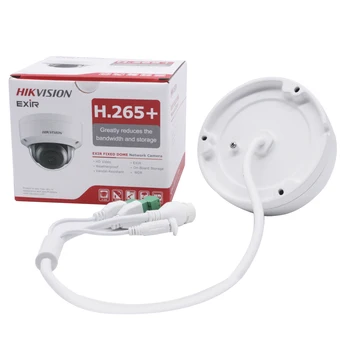 Hikvision POE IP-Kamera DS-2CD2143G0-ER 4MP Udendørs/Indendørs Sikkerhed Dome IP Overvågning Kamera, SD-Kort Slot Lyd 30m IR Onvif
