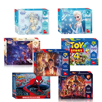 Disney, Marvel Legetøj Puslespil Avengers 500 Stykker Papir Adult Intelligence-Box Puzzle Toy Story 4 Frosne Puslespil Legetøj for Børn