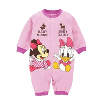 Mickey Baby Rompers Baby Boy Tøj Disney Baby Piger Tøj Minnie Roupas Bebes Kids Tøj Nyfødte Mode Spædbarn Buksedragt