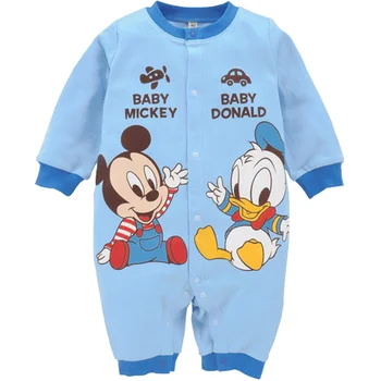 Mickey Baby Rompers Baby Boy Tøj Disney Baby Piger Tøj Minnie Roupas Bebes Kids Tøj Nyfødte Mode Spædbarn Buksedragt