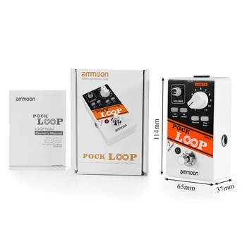 Ammoon guitar pedal POCK Looper, LOOP Guitar-Effekt-Pedal 11 Loopers guitar-pedal, guitar, tilbehør, guitar pedal dele