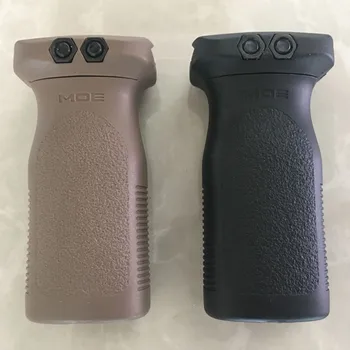 Taktisk Tilbehør Polymer Ergonomisk Riffel Pistol Pistol Greb Håndtag Finger Riller w/ Opbevaring