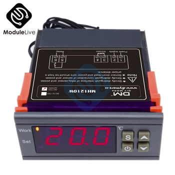 MH1210W 90-250V 220V 10A Digital termometer og Termostat Regulator Controlleren -50~110 Celsius Varme Køling Kontrol NTC Sensor