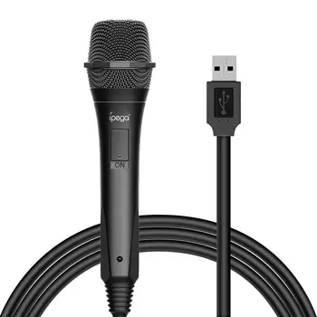 3M USB-Kabel Mikrofon med Høj Ydeevne, Ergonomisk Karaoke MIKROFON Til Nintend Skifte PS4-PS3-PS2 Xbox Én PC