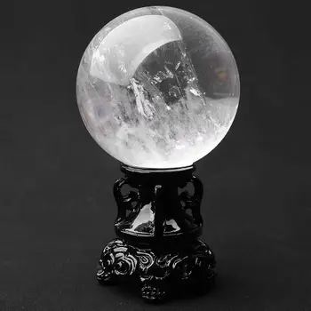 Displayet stå for crystal sten glas bold store divination fotografering lensball base