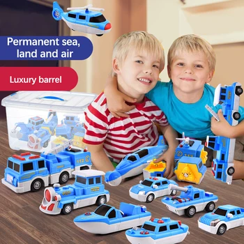 26PCS LEGETØJ City police Konstruktion køretøjer, lastbil, båd, bil Magnetiske byggeklodser Kits Pædagogisk Legetøj For Børn spil