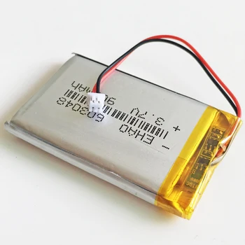 10 x pc ' er 3,7 V Lithium-Polymer-900mAh LiPo Genopladeligt Batteri JSO 1,25 mm 2pin stik 603048 For Mp3-MP4, GPS, bluetooth kamera