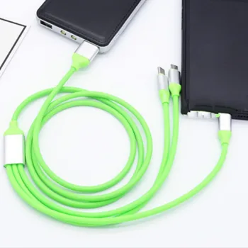 3i1 Telefonen USB Kabel Til iPhone X XR Max Pro Mikro-USB-Kabel Type C-Kabel Til Samsung S9 S8 Hurtig Opladning Kabel-3A Oplader Ledning