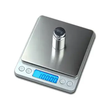 500 g 1 kg 2 kg 3 kg Lomme Digital Vægte Mini Bærbare Elektroniske Høj Præcision Køkken Smykker Skala Digital Vejning Værktøjer