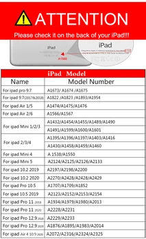 Etui til ipad 10.2 7 8 6 Ultra Tynd, Blød PU Læder Smart Cover til apple iPad, air 4 2020 10.9 Tabel Tilfælde ipad 10.2 2020