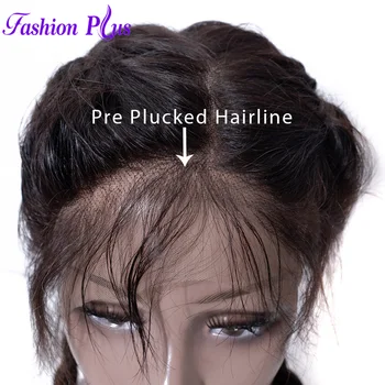 Mode Plus Lige Glueless Helblonde Menneskehår Parykker Til Kvinder Foran 150% Brasilianske Remy Hair Pre Plukkede Blonder Frontal Paryk