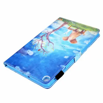 For Coque Samsung Galaxy Tab Et 8,0 2019 T290 T295 Tablet Tilfælde Flip PU Læder Cover Til Samsung TAB EN 8
