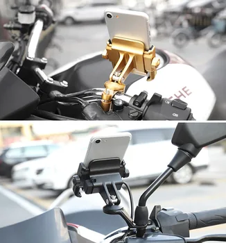 For Honda Rebel CB650R CB500F SH 125 250 300 NC750X Universal Mobile Phone Stand Holder Motorcykel cykel GPS Navigation Beslag
