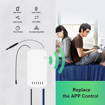 SONOFF IFan03 Wifi Loft Ventilator Og Lys Controller Skifte Med RM433 Fjernbetjening Smart Hjem DIY Arbejde Med eWeLink App