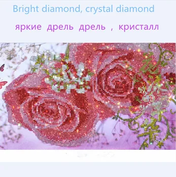 Krystaller billede af rhinestone diamant maleri mønster rhinestone Diamant Broderi Håndarbejde korssting 30x40 cm