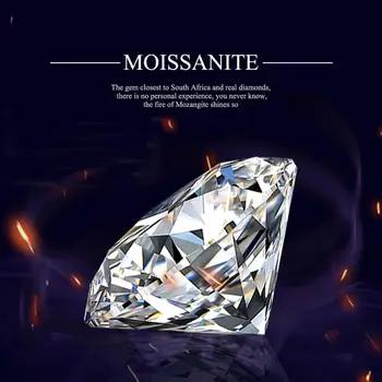 Szjinao Virkelige Løs Smykkesten Moissanite Diamant 5ct 11mm D Farve VVS1 Udefineret Perle Sten Diamant Ring smykkefremstilling