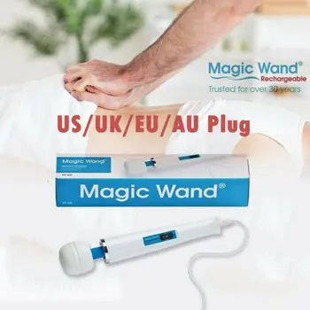 Magic Wand Håndholdte Vibrerende Massageapparat Til Massage Af Hele Kroppen, Hitachi Motor Hastighed