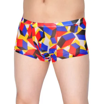 Mænd sexede gennemsigtige Boxer Undertøj Comfy Bunde Boksere Ultra Tynde Shorts Undertøj boxershorts mænd boxer shorts
