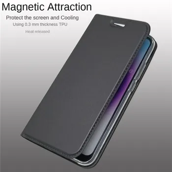 Tilfældet for Samsung Galaxy J4 2018 Cover til Samsung J4 J6 Plus 2018 Capa 3D Luksus Vintage Wallet-Magnet Flip Læder Tilfælde