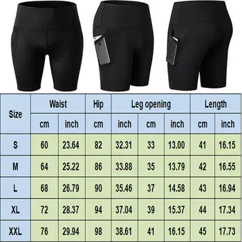 Kvinder Hurtig Tør Kompression Tynde Shorts Damer Jogger Motion Stramme Korte Bukser Med Lomme