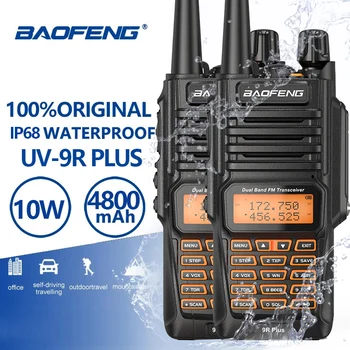 2STK Baofeng UV-9R Plus IP68 Vandtæt Walkie Talkie 10Watts Skinke Bærbare CB Radio Pofung 10W 10KM Lang Række UV9R uv-5r Radio