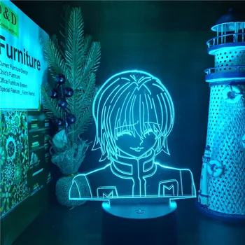 Anime Hunter X Hunter 3D-Lampe Action Figur Gon Freecss Killua Zoldyck Kurapika Hisoka Figma Soveværelse Indretning HXH Figur Model