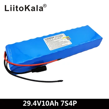 Liitokala DC 24V 10ah 18650 Batteri lithium batteri 29.4 V El-Cykel knallert /el/lithium-ion-batteri pack