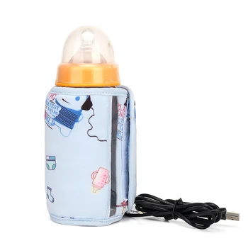 Baby Bottle Bag USB-Varmere Varmelegeme Nyfødte mælkepulver Isoleret Taske Sikkerhed Lavt Tryk Termostat spædbørnsernæring Sæt