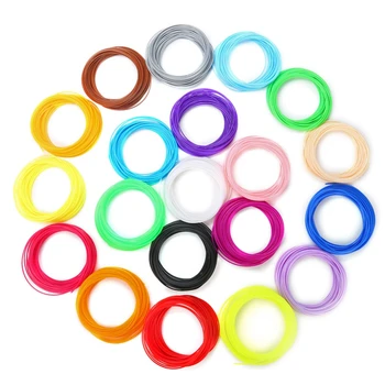 5m X 10/20 Farver/sat Plastik for 3d-Pen PLA/ABS/PCL-1.75 mm 3D-Printer Udskrivning af Endeløse Materialer Ekstruder Tilbehør Dele