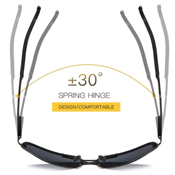 2021 Seneste Nye Mænd Kvalitet Solbriller Mandlige Kørsel Cool Luftfart TAC Metal solbriller Man Brillerne UV400 oprindelige Oculos