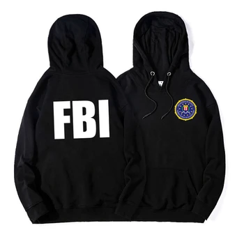 FBI Politiet Hoodie for Mænd Sjove Print Sweatshirt Kvinder Fleece Hoody Pullover Bomuld Hooded Vinteren, Varmt Tøj, Cosplay