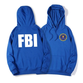 FBI Politiet Hoodie for Mænd Sjove Print Sweatshirt Kvinder Fleece Hoody Pullover Bomuld Hooded Vinteren, Varmt Tøj, Cosplay