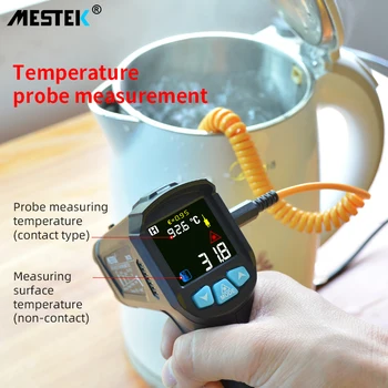 Ikke kontakt termometer termometro infrarojo Digital Infrarød Laser Termometer Temperatur Måleren Ikke-kontakt Pyrometer Imager