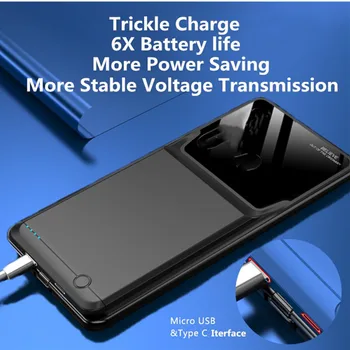 KQJYS Stødsikkert Batteriet Charing Cover Til Samsung Galaxy Note 8 batterier og Batteri-Power Bank Oplader etuier Til Galaxy Note 9