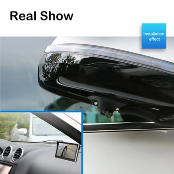 Mini HD nattesyn Bil førerspejlets Kamera 270° Vidvinkel Reverse Parkering Kamera Foran Udsigt Ede LED Auto Backup-Skærm