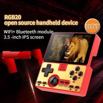RGB20 Retro Wifi Bluetooth-Transportabel Mini-Game spillere 3,5 Tommer Håndholdte Spillekonsoller emulator Fire Spillere Til Barndommen