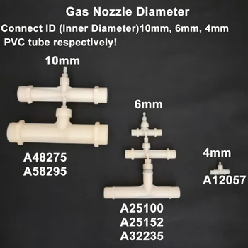 PVDF 1/4, 1/2, 3/4, 1, 1.5, 2 Venturi Ejektor at Blande Ozon Med Vand Med Indbygget Anti-Back Ventil + Gratis Fragt