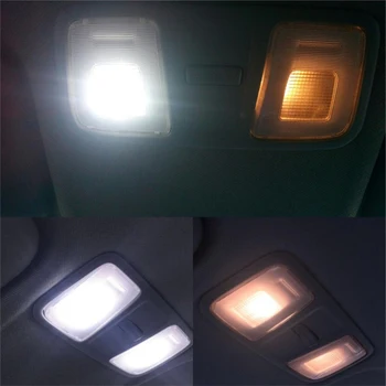 12V Bil Læse LED Hvidt Lys Auto Interiør Lampe for Kia Rio K2 Bil LED Pære Til Hyundai Solaris Verna Bil Styling Lys