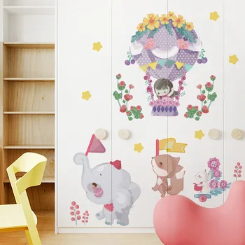 Værelse Dekoration Dyr Wall Stickers til Baby Værelser Wall Sticker Soveværelse Dekoration i Hjemmet Udsmykning Tilbehør til stuen